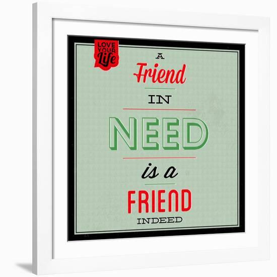 Friend Indeed 1-Lorand Okos-Framed Art Print