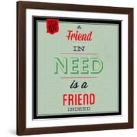 Friend Indeed 1-Lorand Okos-Framed Art Print