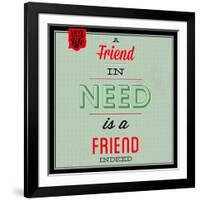 Friend Indeed 1-Lorand Okos-Framed Art Print