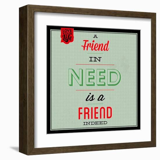 Friend Indeed 1-Lorand Okos-Framed Art Print