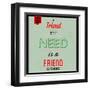 Friend Indeed 1-Lorand Okos-Framed Art Print