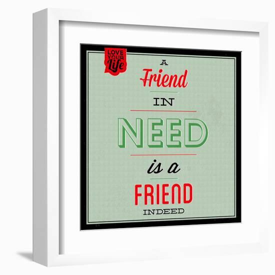 Friend Indeed 1-Lorand Okos-Framed Art Print