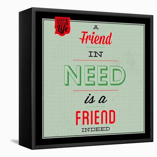 Friend Indeed 1-Lorand Okos-Framed Stretched Canvas