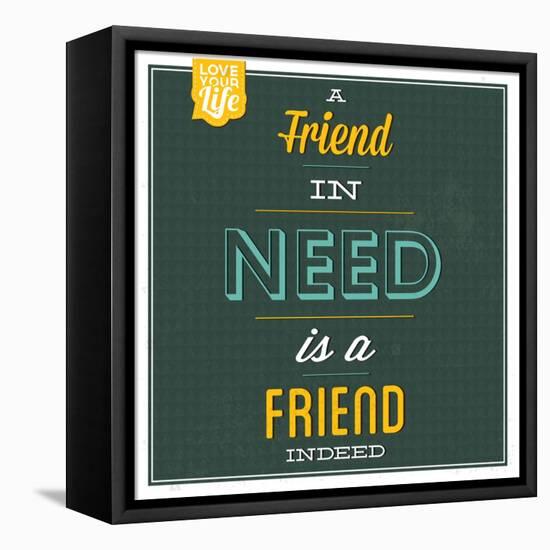 Friend Indeed-Lorand Okos-Framed Stretched Canvas