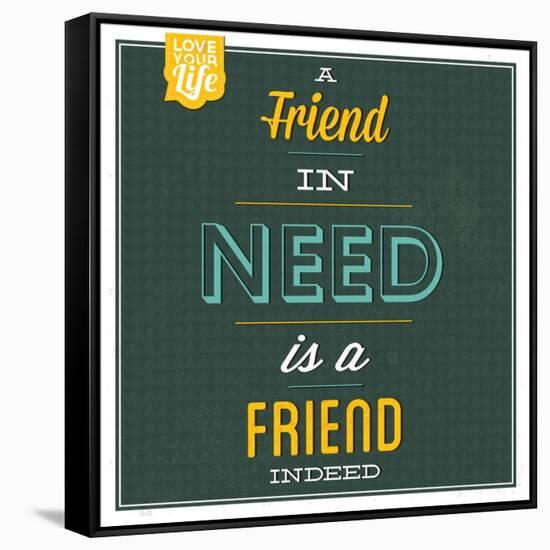 Friend Indeed-Lorand Okos-Framed Stretched Canvas