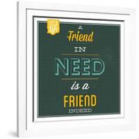 Friend Indeed-Lorand Okos-Framed Art Print