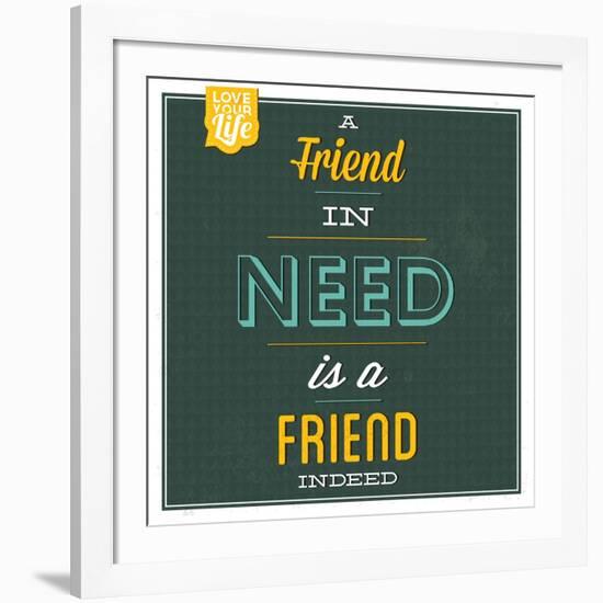 Friend Indeed-Lorand Okos-Framed Art Print