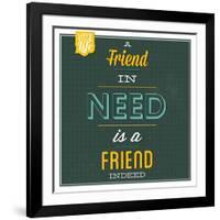 Friend Indeed-Lorand Okos-Framed Art Print