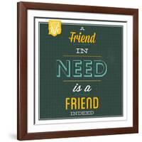 Friend Indeed-Lorand Okos-Framed Art Print