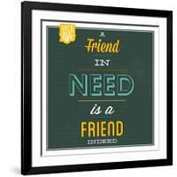 Friend Indeed-Lorand Okos-Framed Art Print