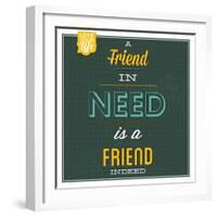 Friend Indeed-Lorand Okos-Framed Art Print