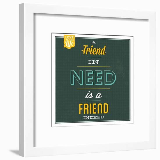 Friend Indeed-Lorand Okos-Framed Art Print