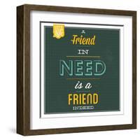 Friend Indeed-Lorand Okos-Framed Art Print