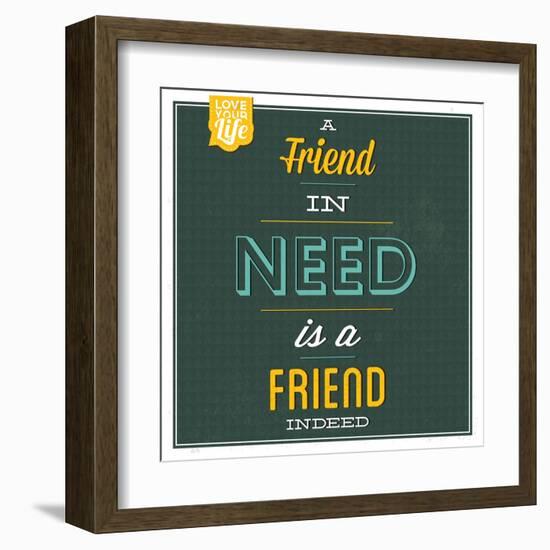 Friend Indeed-Lorand Okos-Framed Art Print