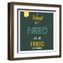 Friend Indeed-Lorand Okos-Framed Art Print