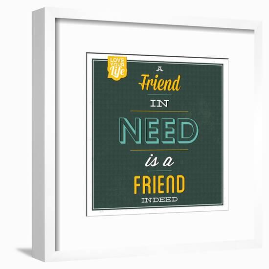 Friend Indeed-Lorand Okos-Framed Art Print