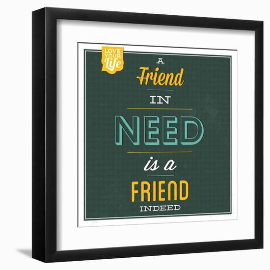 Friend Indeed-Lorand Okos-Framed Art Print