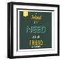 Friend Indeed-Lorand Okos-Framed Art Print