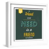 Friend Indeed-Lorand Okos-Framed Art Print