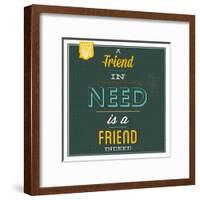 Friend Indeed-Lorand Okos-Framed Art Print