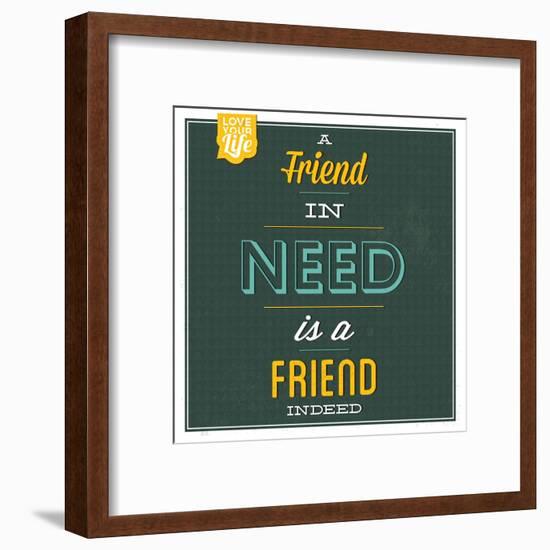 Friend Indeed-Lorand Okos-Framed Art Print