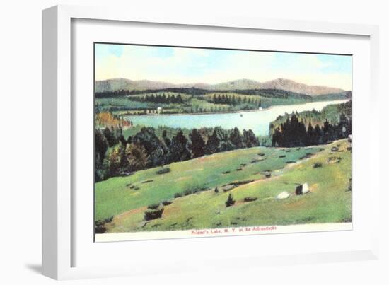 Friend's Lake, Adirondacks, New York-null-Framed Art Print