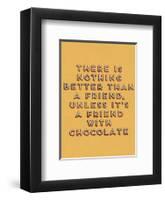 Friend with Chocolate-null-Framed Giclee Print