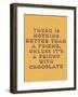 Friend with Chocolate-null-Framed Giclee Print