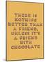 Friend with Chocolate-null-Mounted Giclee Print