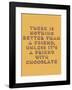 Friend with Chocolate-null-Framed Giclee Print