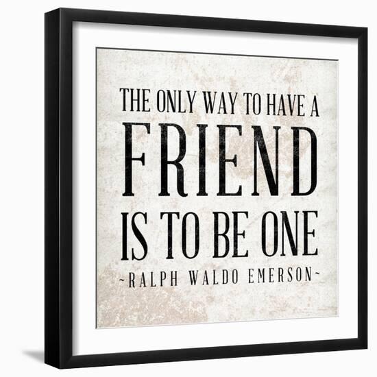 Friend-null-Framed Art Print