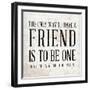 Friend-null-Framed Art Print