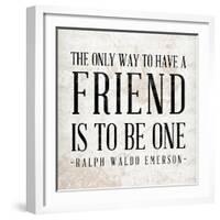 Friend-null-Framed Art Print