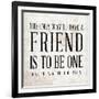 Friend-null-Framed Art Print