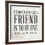 Friend-null-Framed Art Print