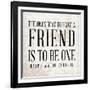 Friend-null-Framed Art Print