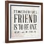 Friend-null-Framed Art Print