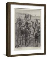 Friendly Arabs Scouting at Dawn on the Hills South of Sarras-Sydney Prior Hall-Framed Giclee Print