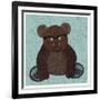 Friendly Bear-Morgan Yamada-Framed Art Print