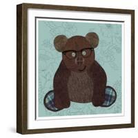 Friendly Bear-Morgan Yamada-Framed Art Print