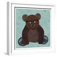 Friendly Bear-Morgan Yamada-Framed Art Print