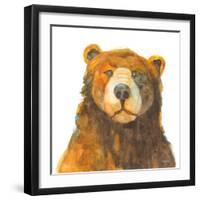 Friendly Bear-Kathy Ferguson-Framed Art Print