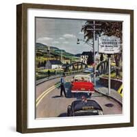 "Friendly City", June 9, 1956-Ben Kimberly Prins-Framed Giclee Print