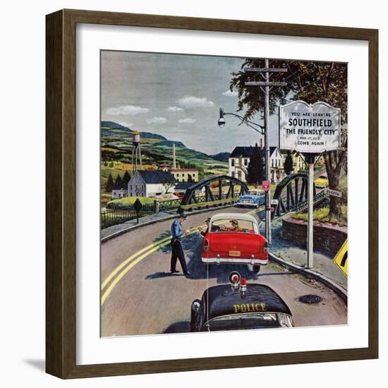 "Friendly City", June 9, 1956-Ben Kimberly Prins-Framed Giclee Print