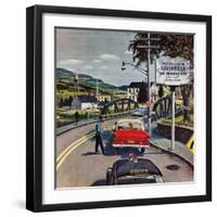 "Friendly City", June 9, 1956-Ben Kimberly Prins-Framed Giclee Print