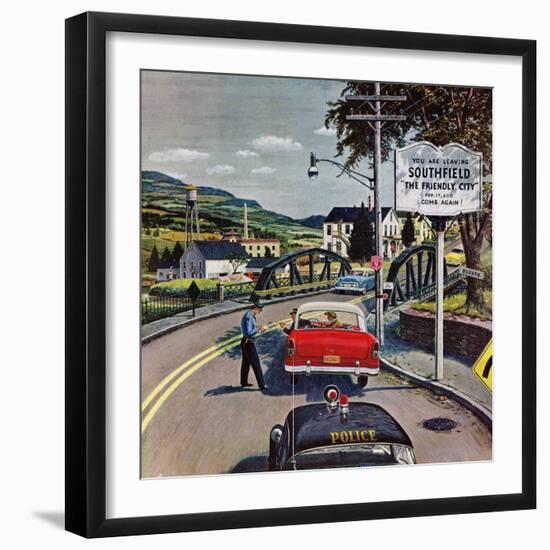 "Friendly City", June 9, 1956-Ben Kimberly Prins-Framed Giclee Print