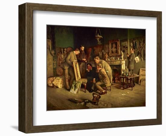 Friendly Critics, 1882-83-Charles Martin Hardie-Framed Giclee Print