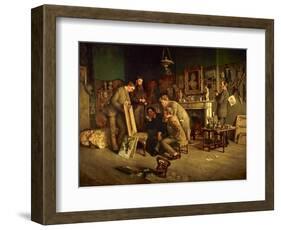 Friendly Critics, 1882-83-Charles Martin Hardie-Framed Giclee Print