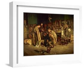 Friendly Critics, 1882-83-Charles Martin Hardie-Framed Giclee Print