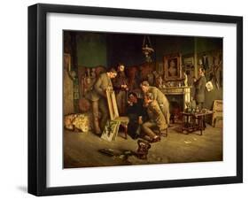 Friendly Critics, 1882-83-Charles Martin Hardie-Framed Giclee Print